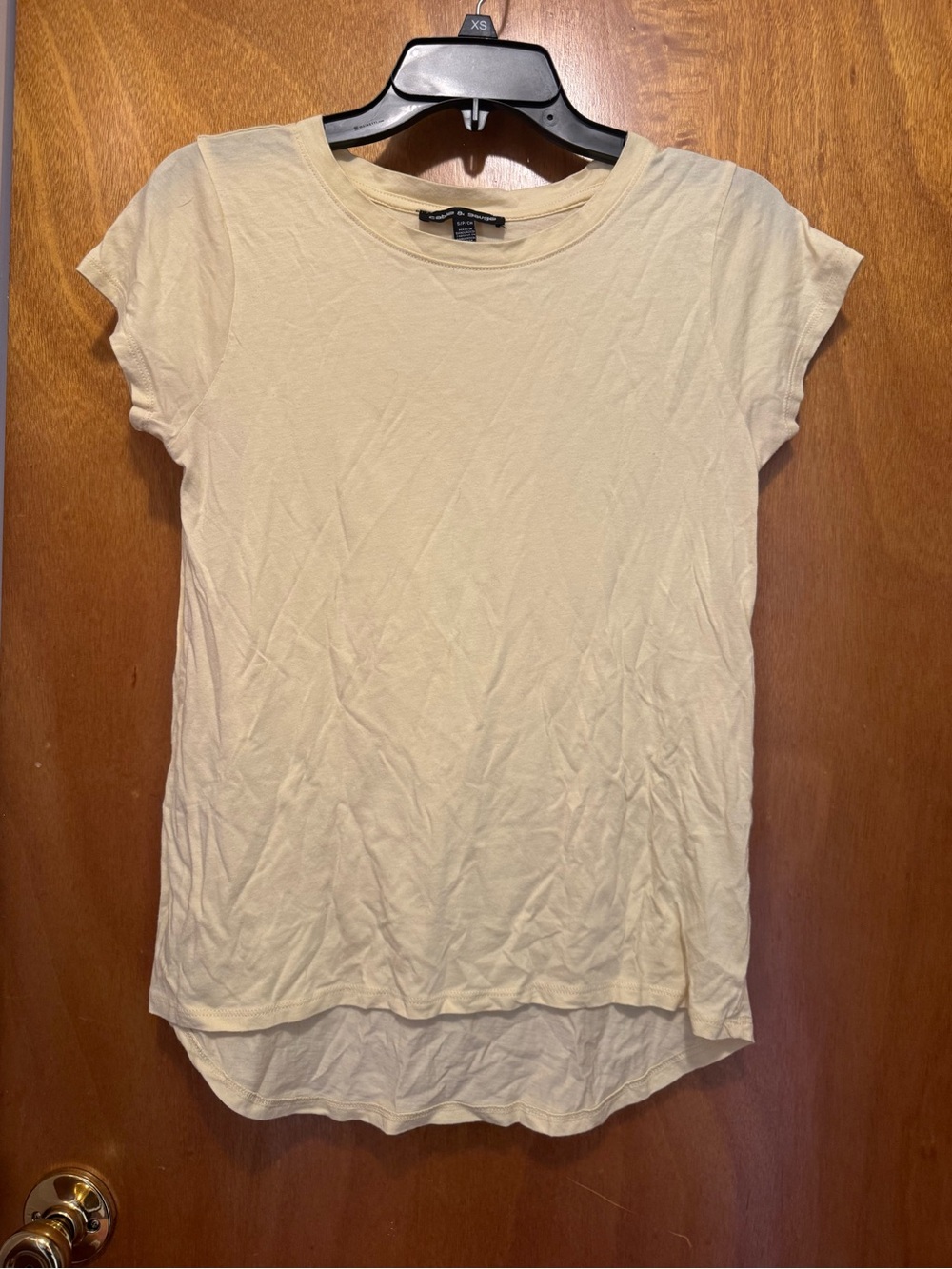 Cable & Gauge Yellow Short Sleeve Crew Tee